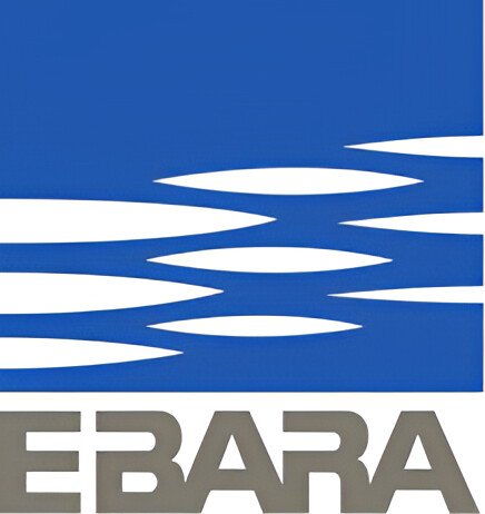 Logo da marca parceira Ebara - Trieste Comércio e Serviços
